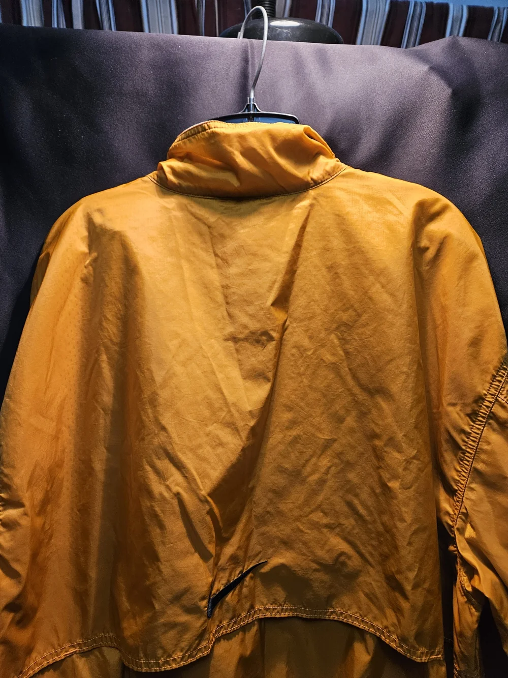 Nike Orange Men’s Windbreaker with Gray Lining